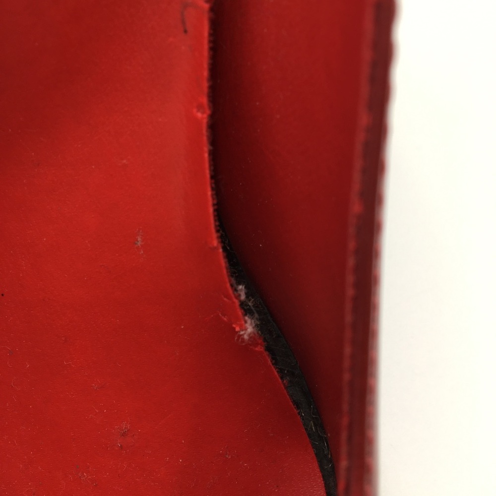 Vintage 4” Deep Red Fredericks of Hollywood Faux Leather Stilettos Size 10 👠🔥 - Picture 14 of 16